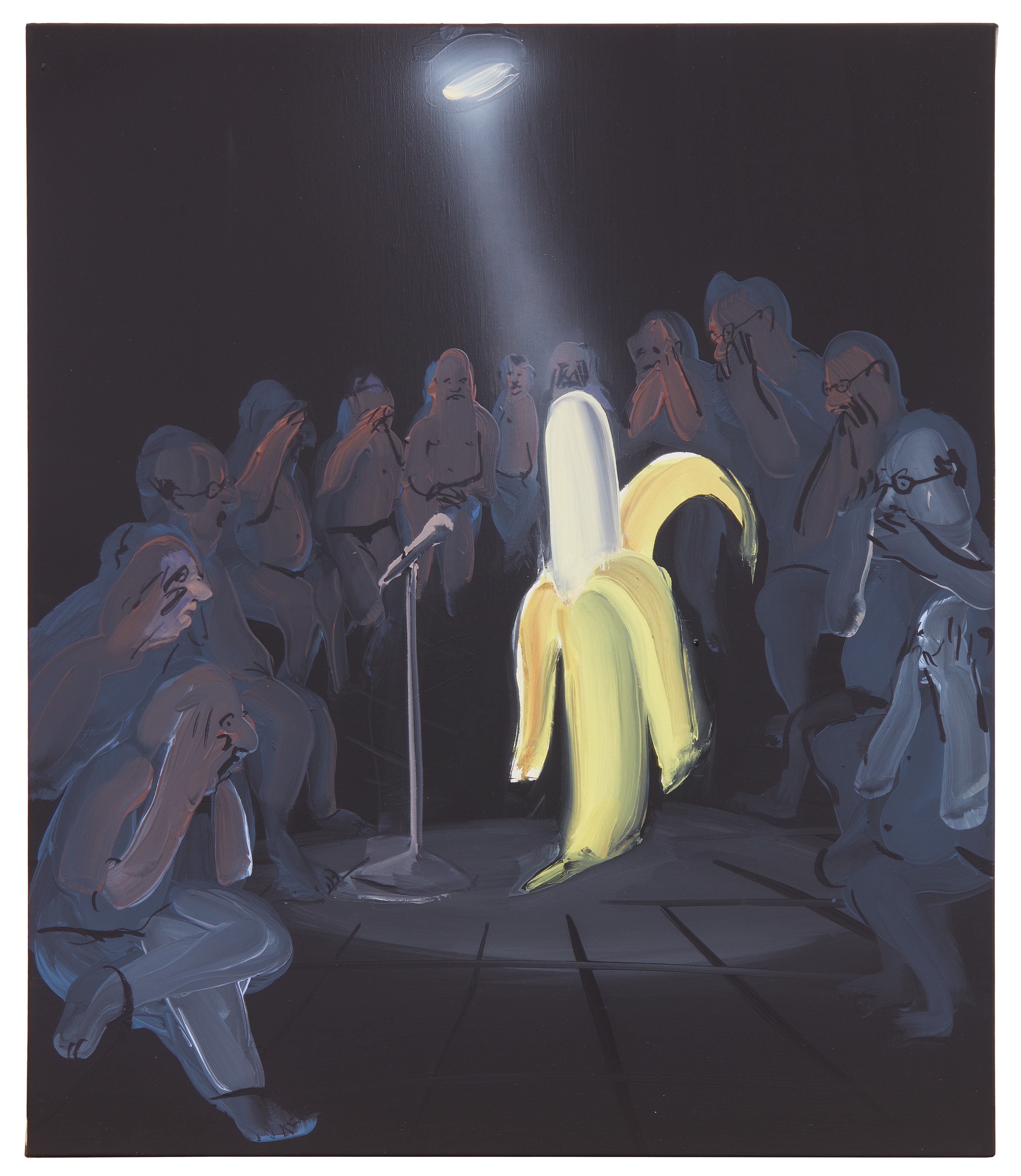 Tala Madani, A Banana is Speaking, 2017